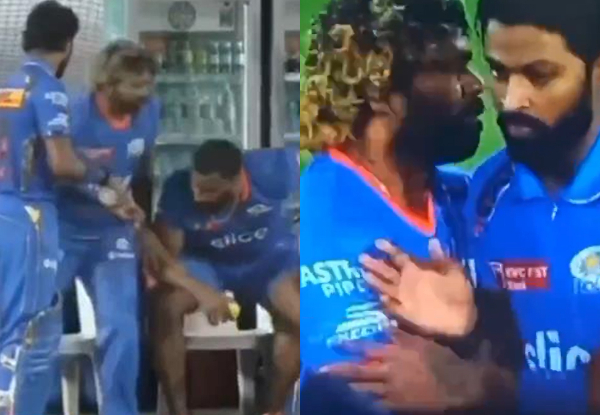 IPL 2024: Hardik Pandya pushes away Lasith Malinga post their defeat against SRH! video goes viral