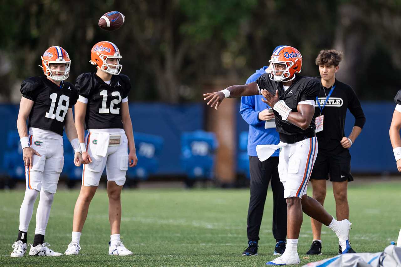 PHOTOS: Highlights from Florida football's ninth spring practice on Tuesday