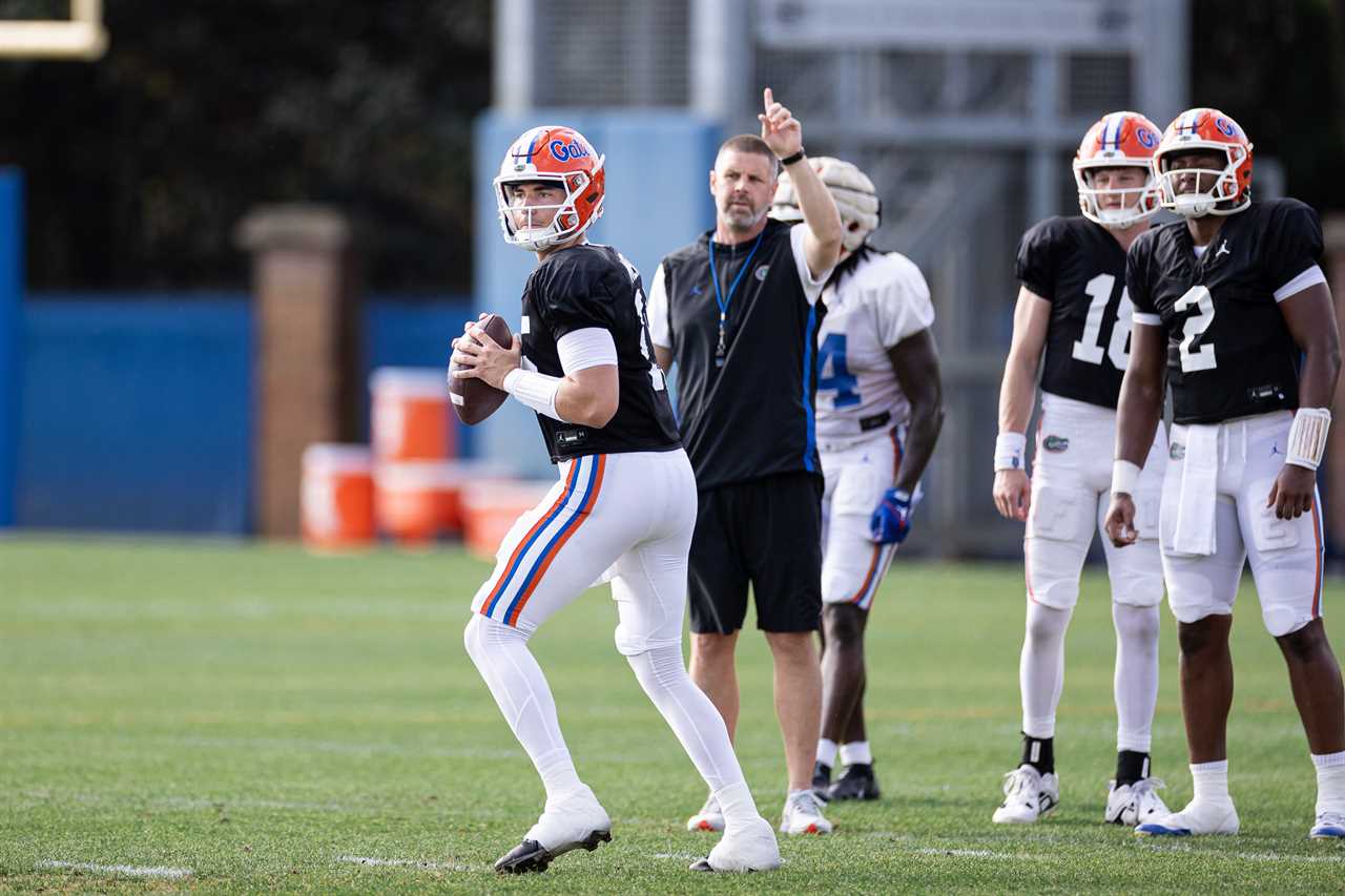 PHOTOS: Highlights from Florida football's ninth spring practice on Tuesday