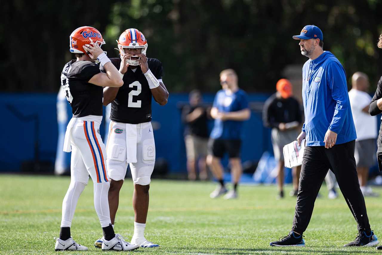 PHOTOS: Highlights from Florida football's ninth spring practice on Tuesday