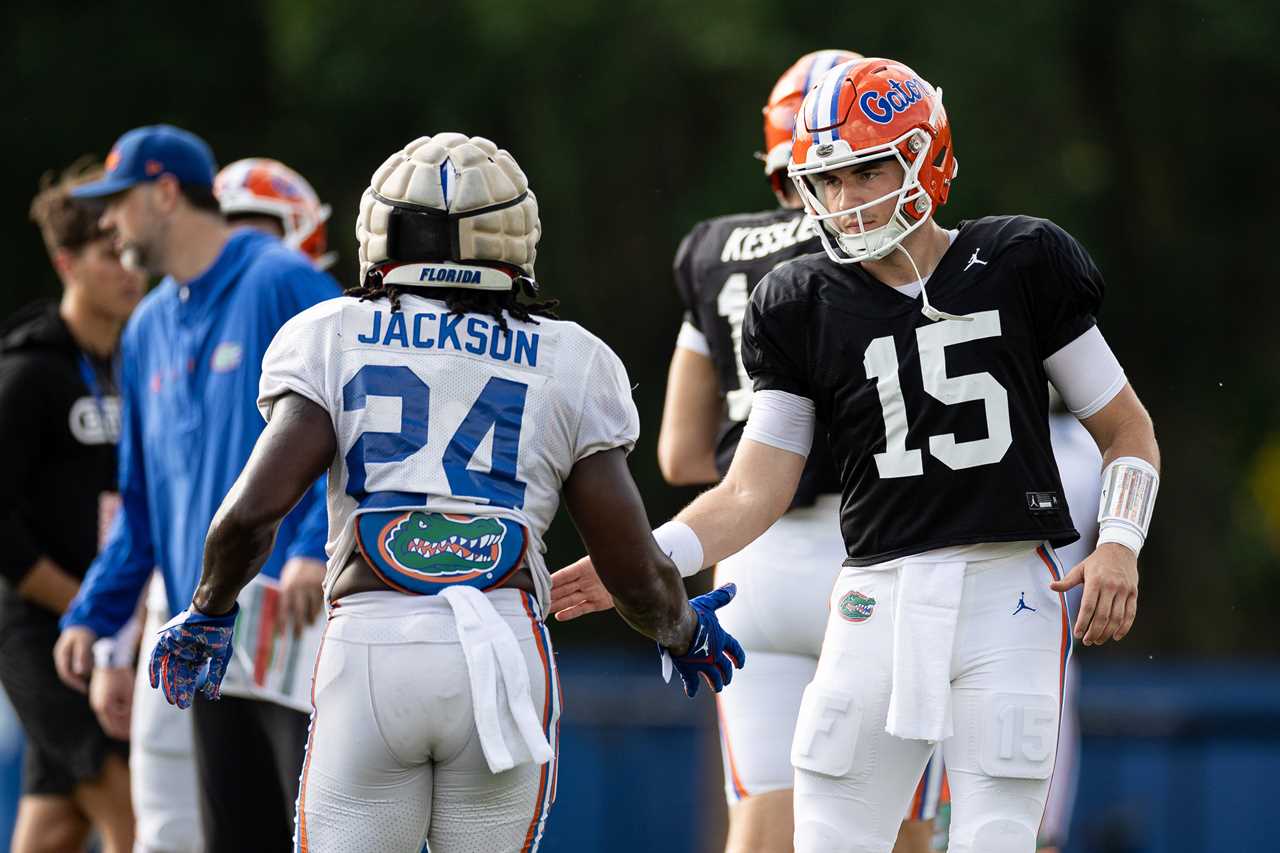 PHOTOS: Highlights from Florida football's ninth spring practice on Tuesday