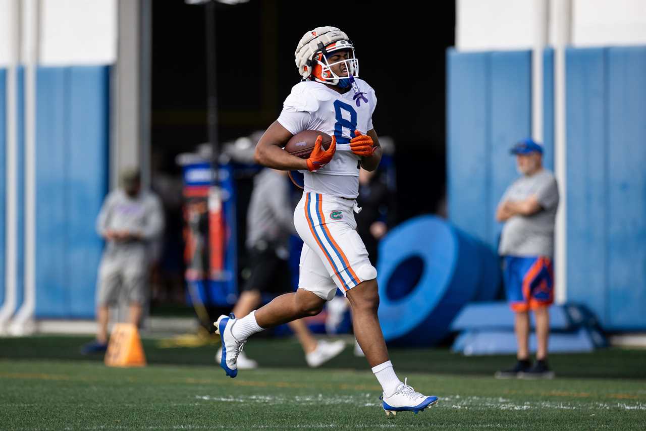 PHOTOS: Highlights from Florida football's ninth spring practice on Tuesday