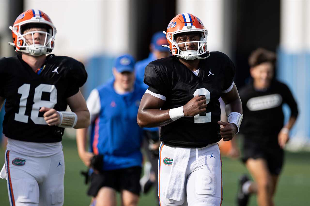 PHOTOS: Highlights from Florida football's ninth spring practice on Tuesday