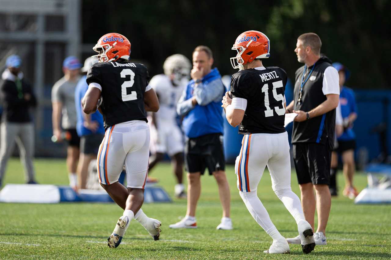 PHOTOS: Highlights from Florida football's ninth spring practice on Tuesday