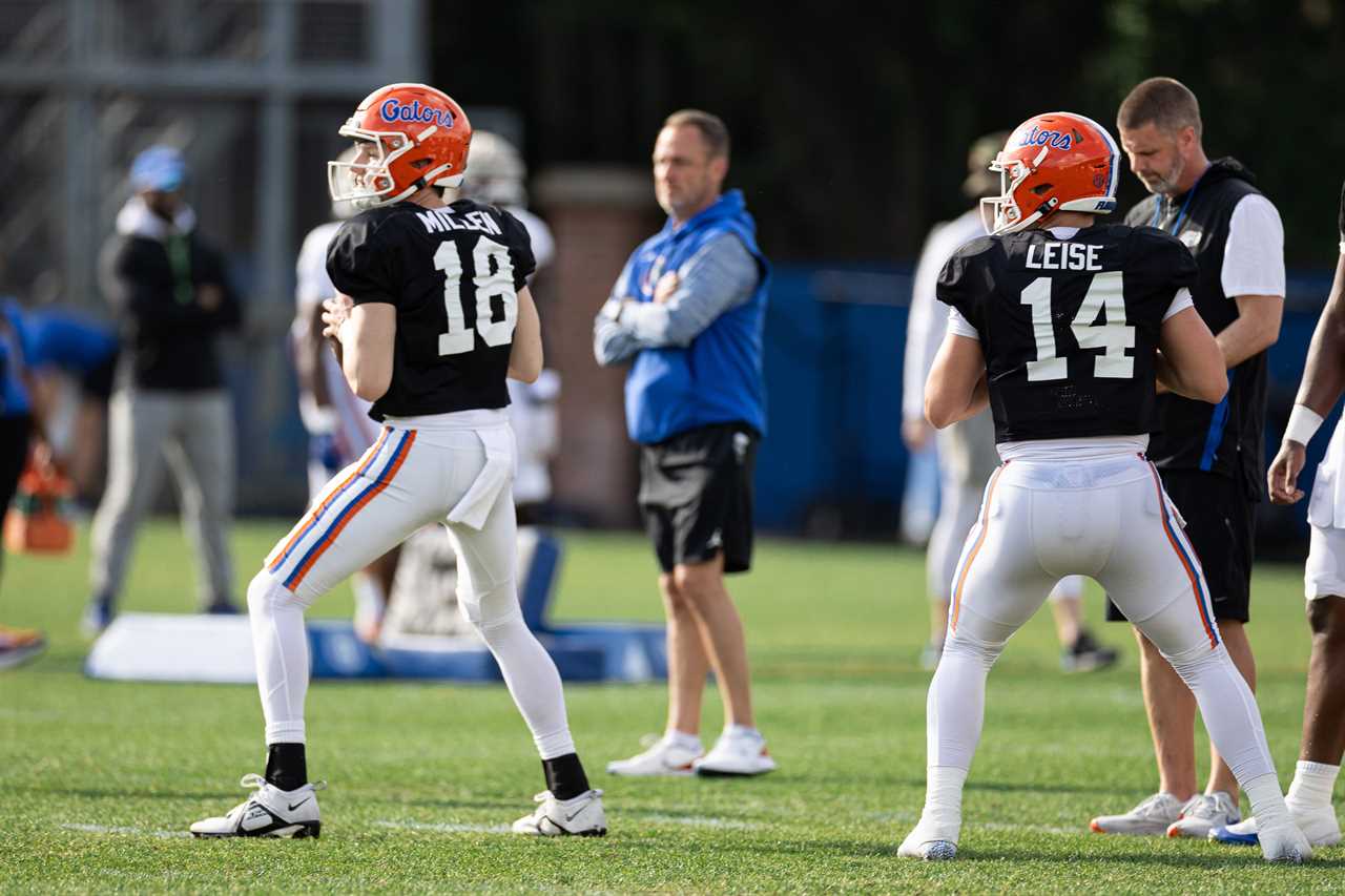 PHOTOS: Highlights from Florida football's ninth spring practice on Tuesday