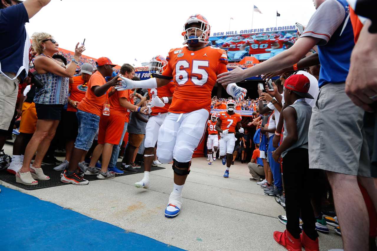 Top photos from Kingsley Eguakun's career with Florida football