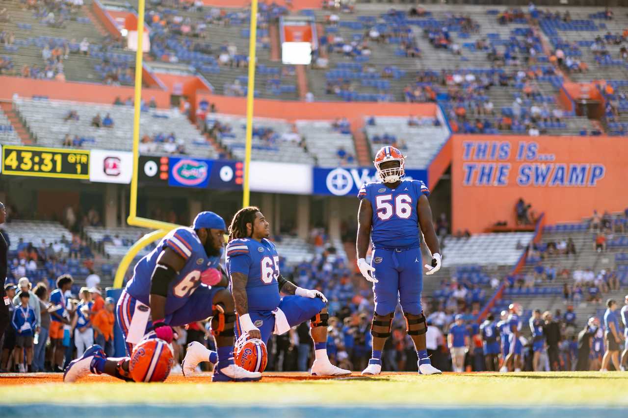 Top photos from Kingsley Eguakun's career with Florida football