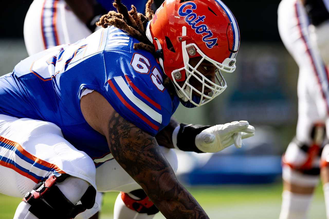 Top photos from Kingsley Eguakun's career with Florida football