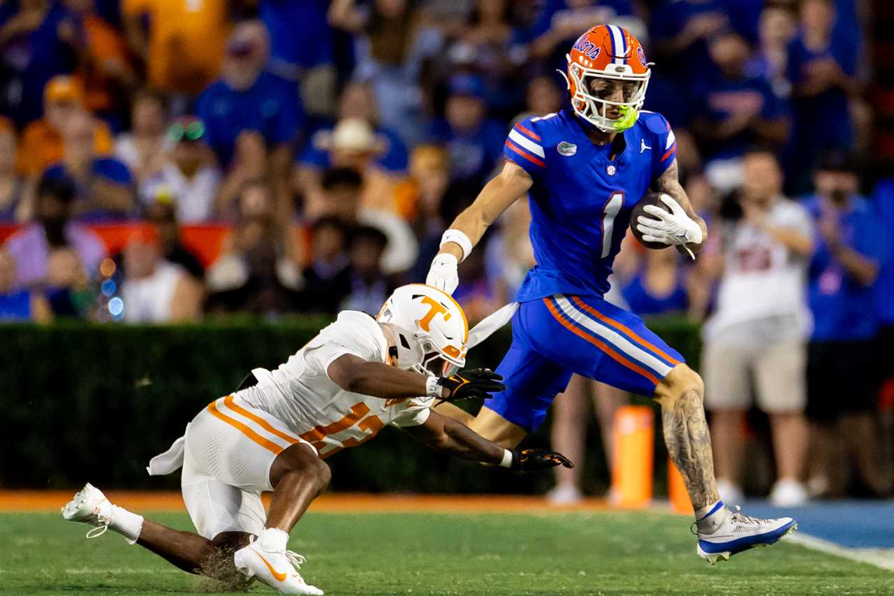 Top photos from Ricky Pearsall's final season with Florida football