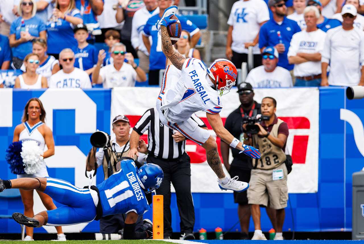 Top photos from Ricky Pearsall's final season with Florida football