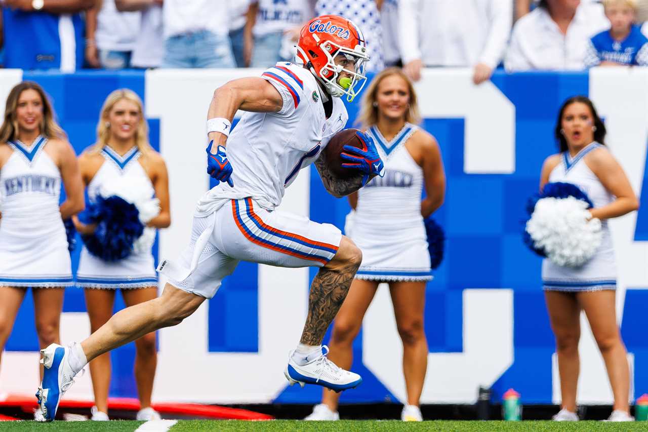 Top photos from Ricky Pearsall's final season with Florida football