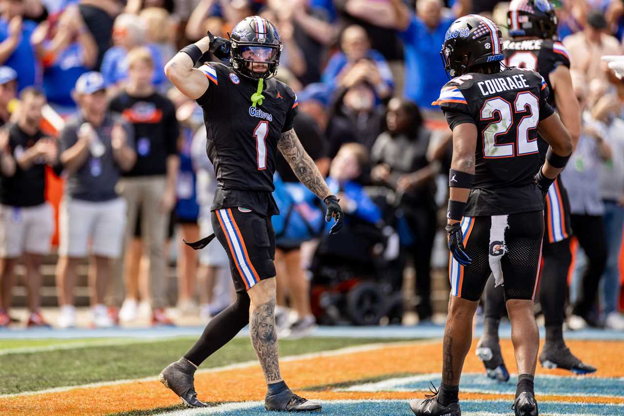 Top photos from Ricky Pearsall's final season with Florida football