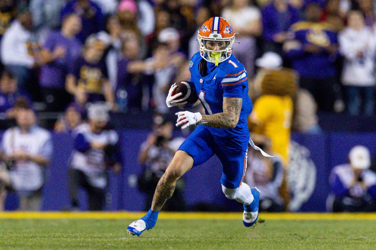 Top photos from Ricky Pearsall's final season with Florida football