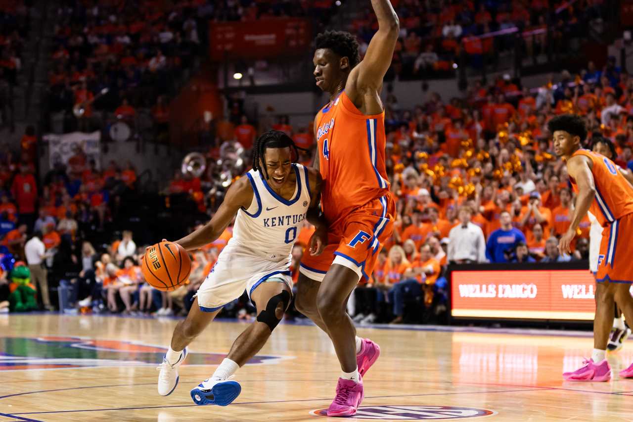 PHOTOS: Highlights from Florida basketball's loss vs Kentucky Wildcats