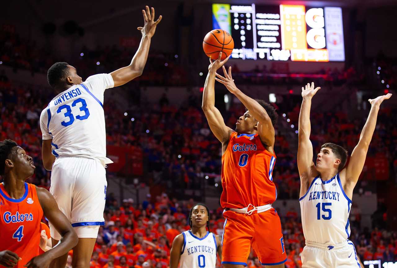 PHOTOS: Highlights from Florida basketball's loss vs Kentucky Wildcats