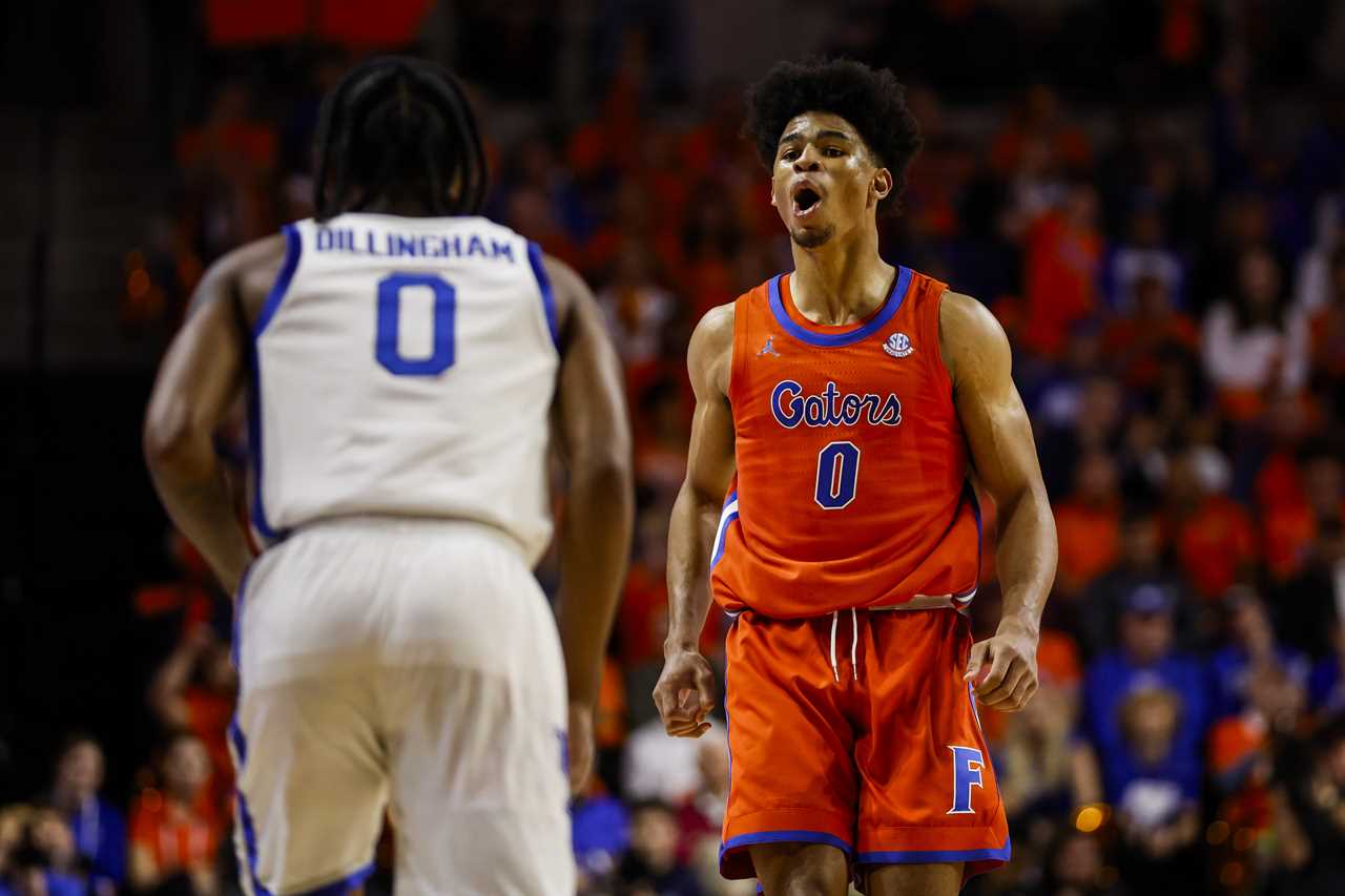 PHOTOS: Highlights from Florida basketball's loss vs Kentucky Wildcats