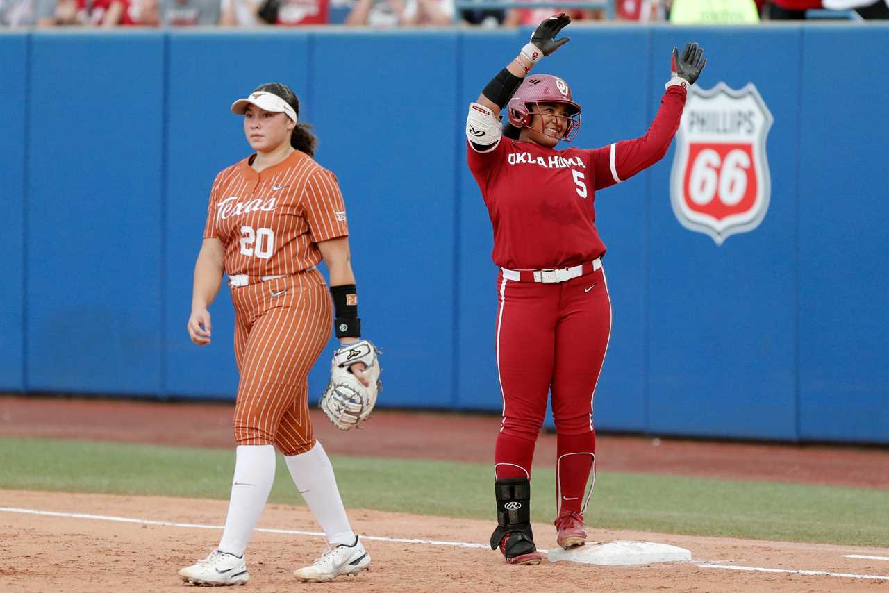 Best photos from Oklahoma Sooners 5-1 win over Texas to win Big 12 tournament title