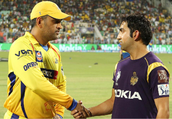 IPL 2024: Gambhir hails MS Dhoni before their face at the Chepauk stadium, watch here