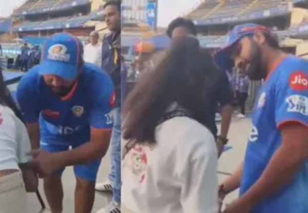 IPL 2024: Rohit Sharma makes a fan’s day memorable, watch video