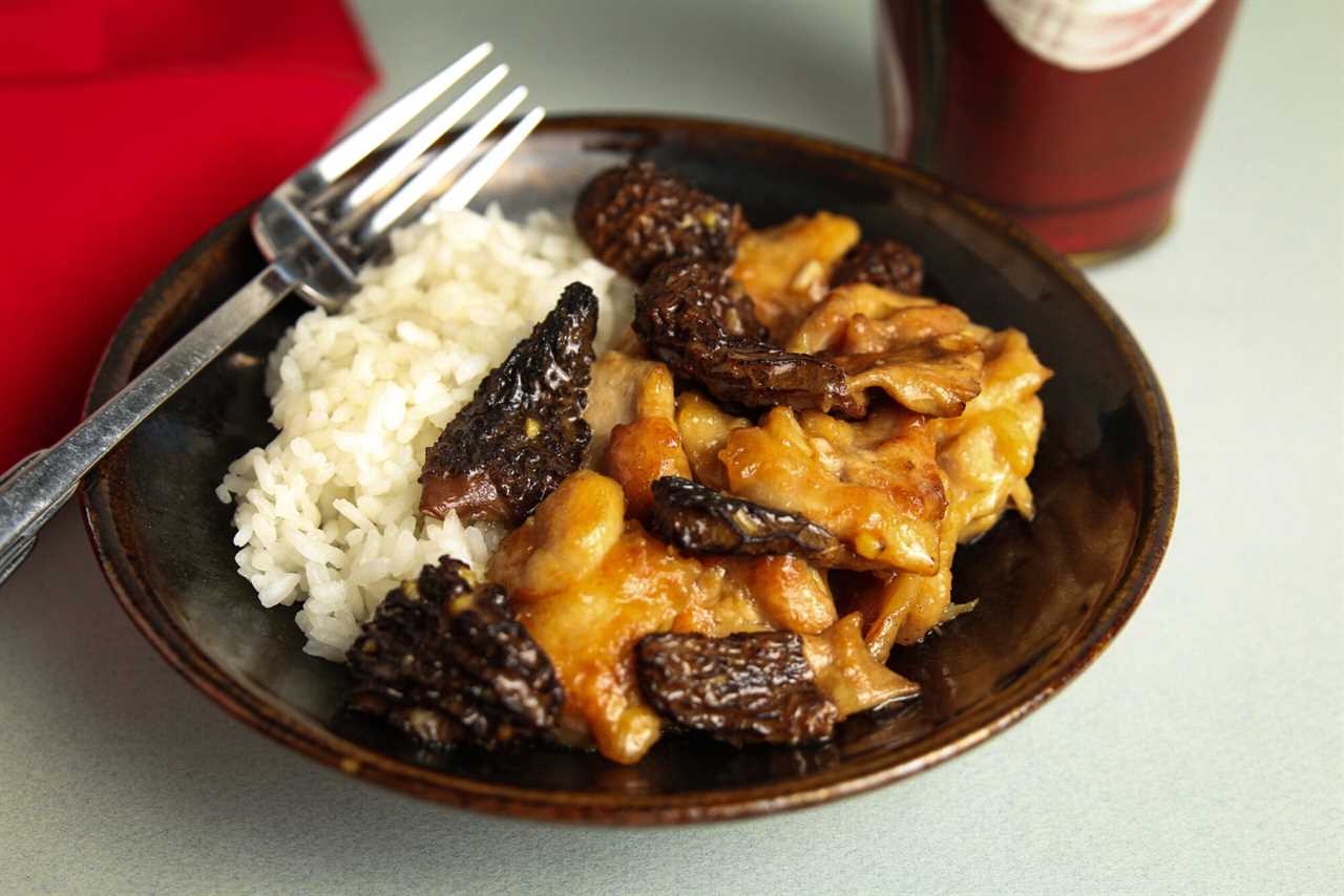 asian chicken with morel mushroom recipe