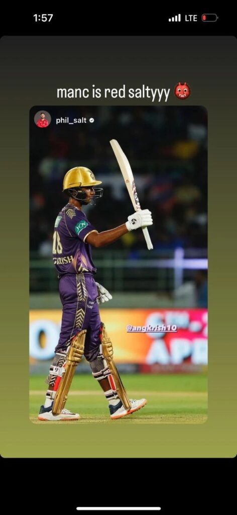 IPL 2024: Angkrish Raghuvanshi reveals Manchester United connection behind fifty celebration vs DC