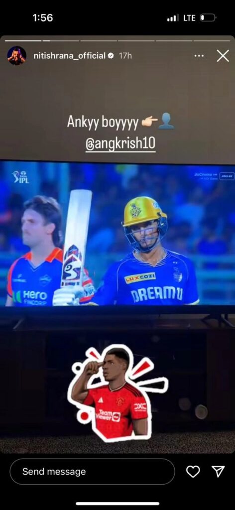 IPL 2024: Angkrish Raghuvanshi reveals Manchester United connection behind fifty celebration vs DC