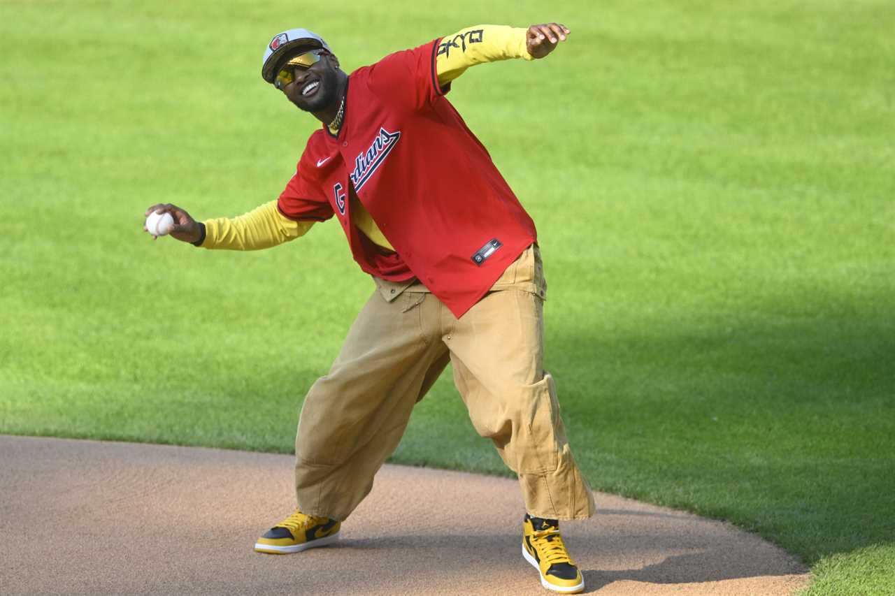 Watch: Former Ohio State star Denzel Ward throws crazy first pitch in Cleveland