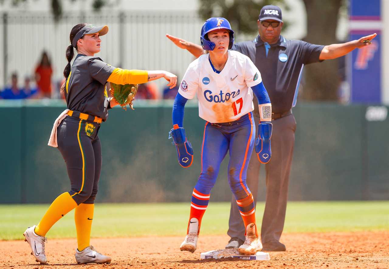 Highlights from Florida softball's Super Regional Game 1 win over Baylor