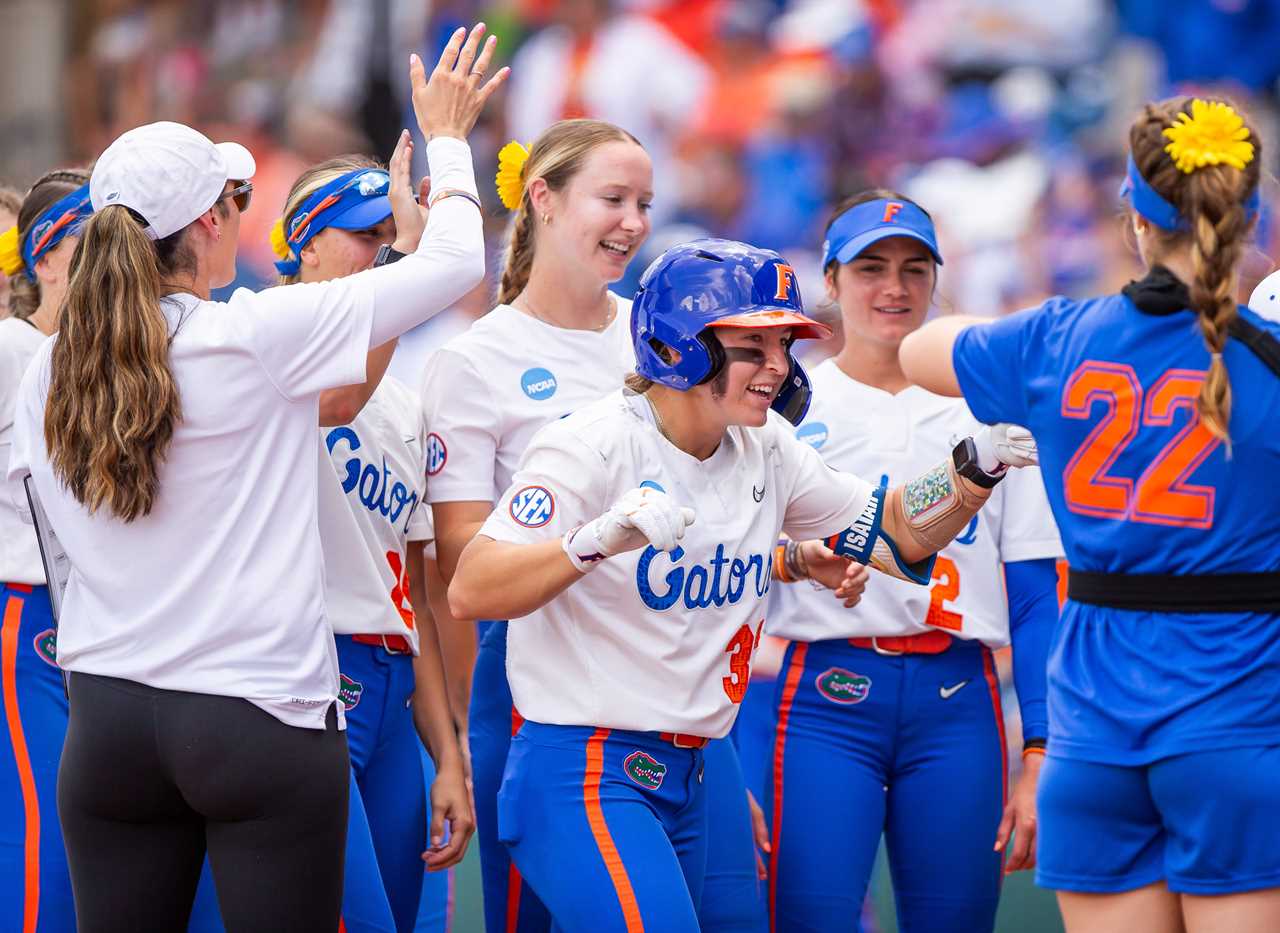 Highlights from Florida softball's Super Regional Game 1 win over Baylor