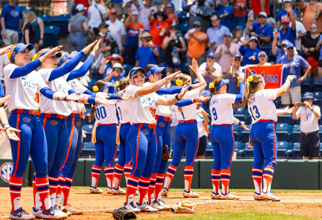 Highlights from Florida softball's Super Regional Game 1 win over Baylor