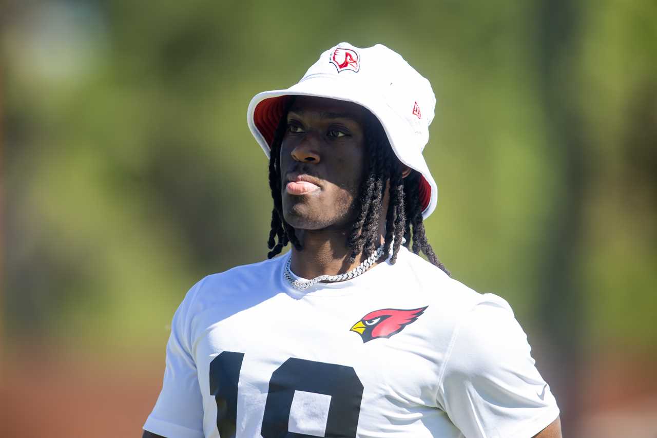 LOOK: Marvin Harrison Jr. at Cardinals rookie camp