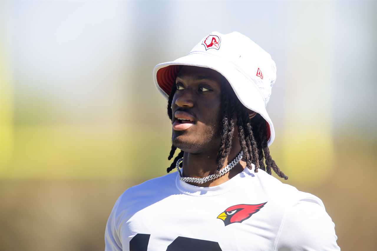 LOOK: Marvin Harrison Jr. at Cardinals rookie camp