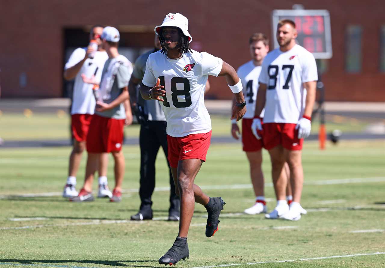 LOOK: Marvin Harrison Jr. at Cardinals rookie camp