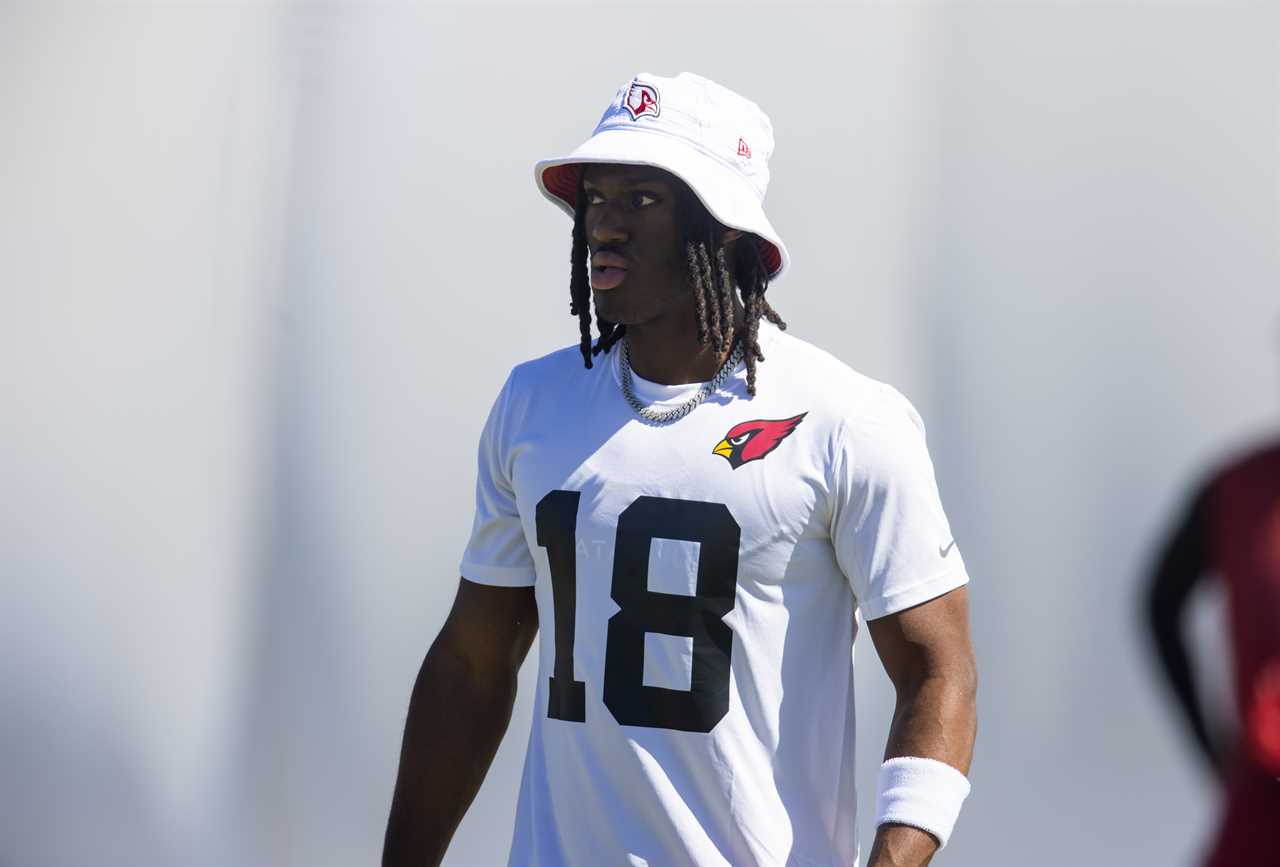 LOOK: Marvin Harrison Jr. at Cardinals rookie camp