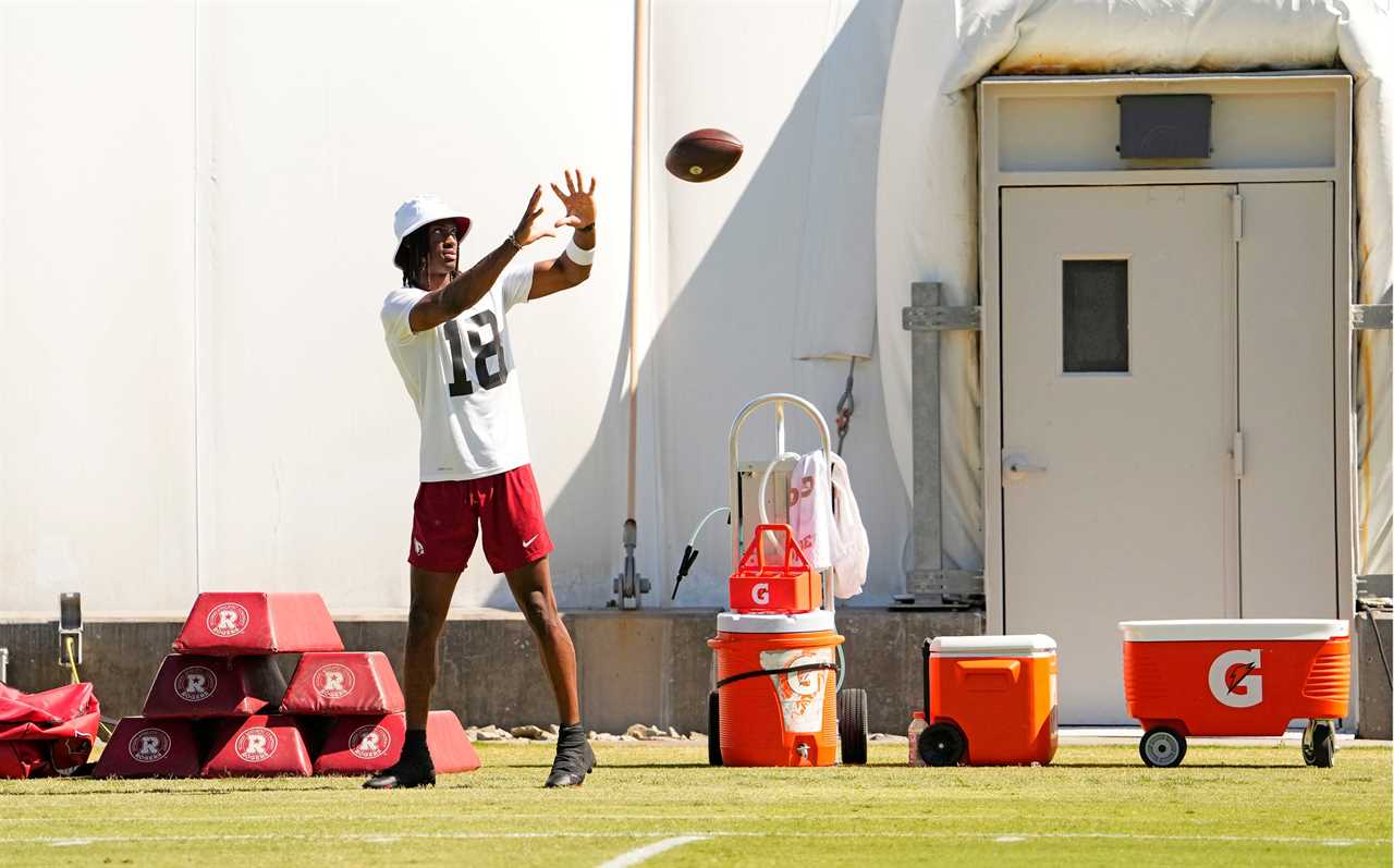 LOOK: Marvin Harrison Jr. at Cardinals rookie camp