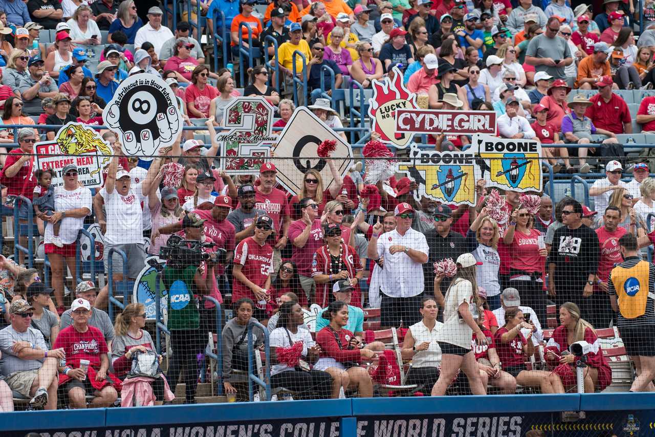 Best photos from the Oklahoma Sooners 9-1 WCWS win over Duke