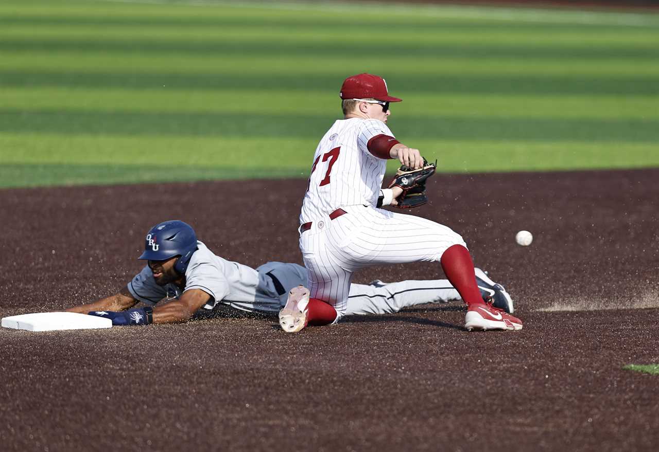 Photos from Oklahoma Sooners 14-0 win over Oral Roberts in the NCAA Tournament