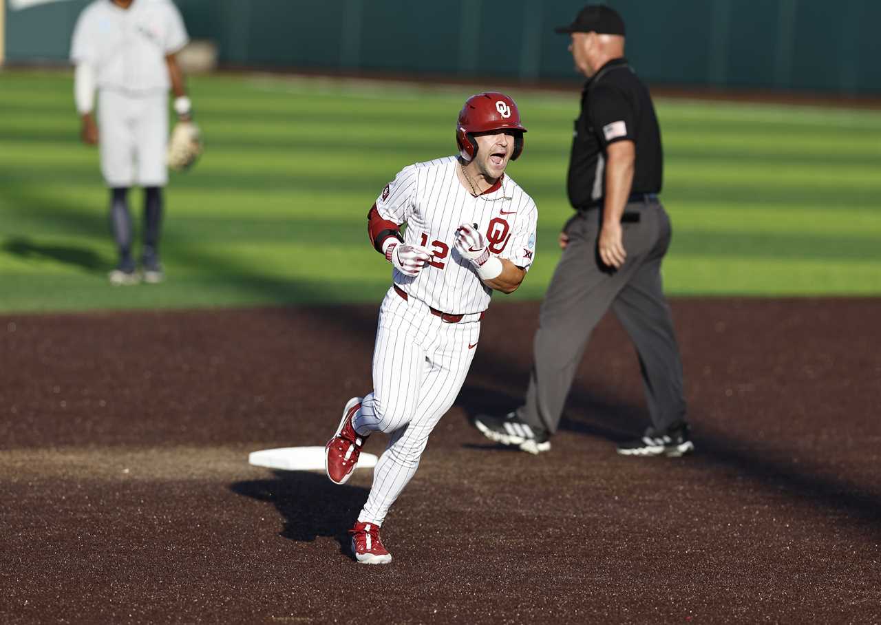 Photos from Oklahoma Sooners 14-0 win over Oral Roberts in the NCAA Tournament