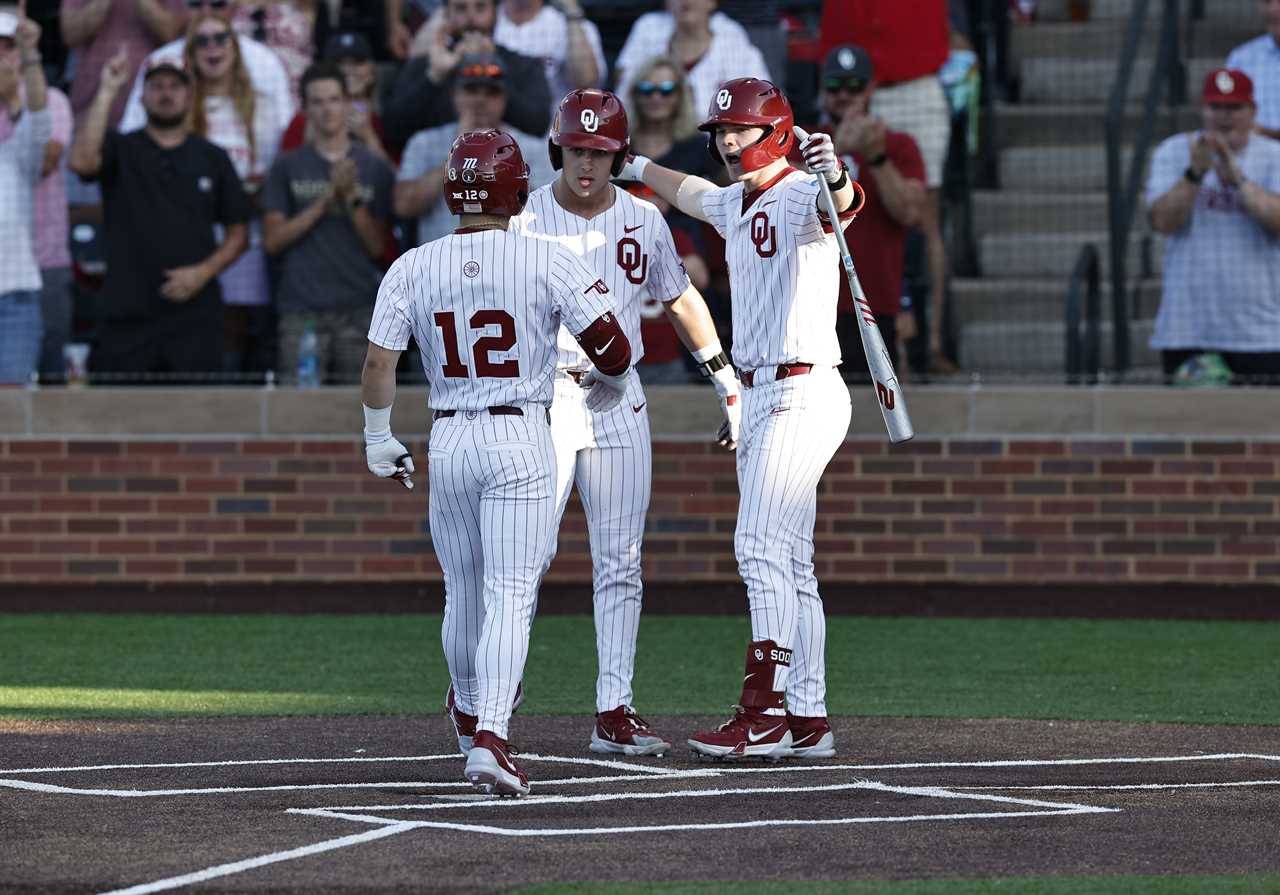 Photos from Oklahoma Sooners 14-0 win over Oral Roberts in the NCAA Tournament