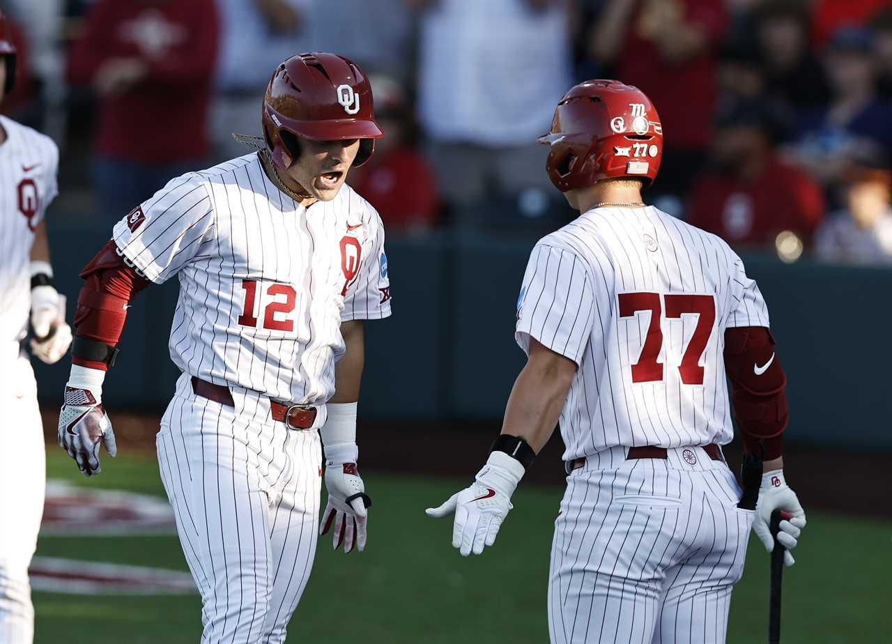 Photos from Oklahoma Sooners 14-0 win over Oral Roberts in the NCAA Tournament