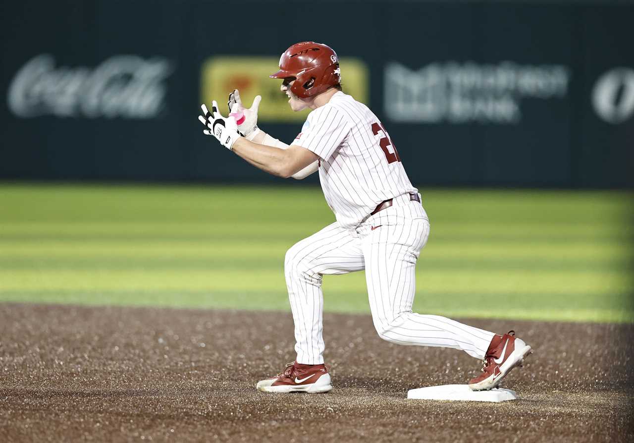 Photos from Oklahoma Sooners 14-0 win over Oral Roberts in the NCAA Tournament