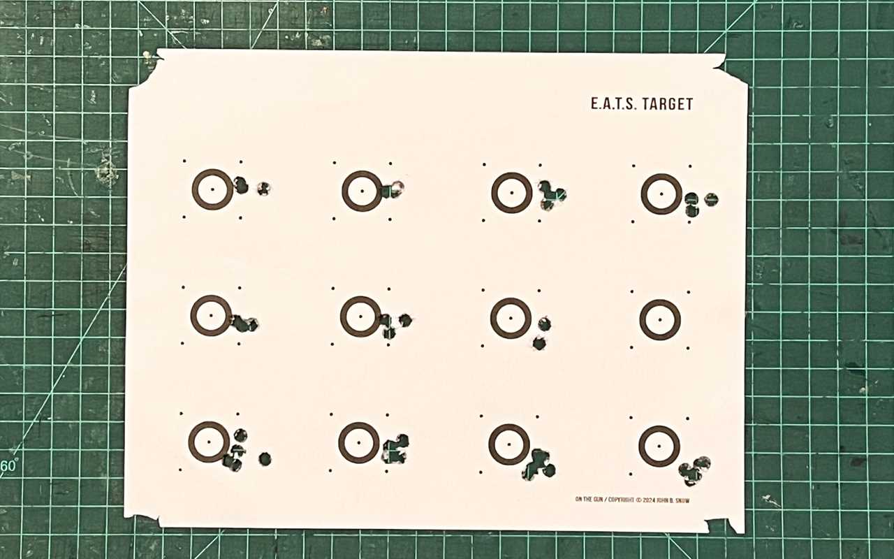 E.A.T.S Target on mat