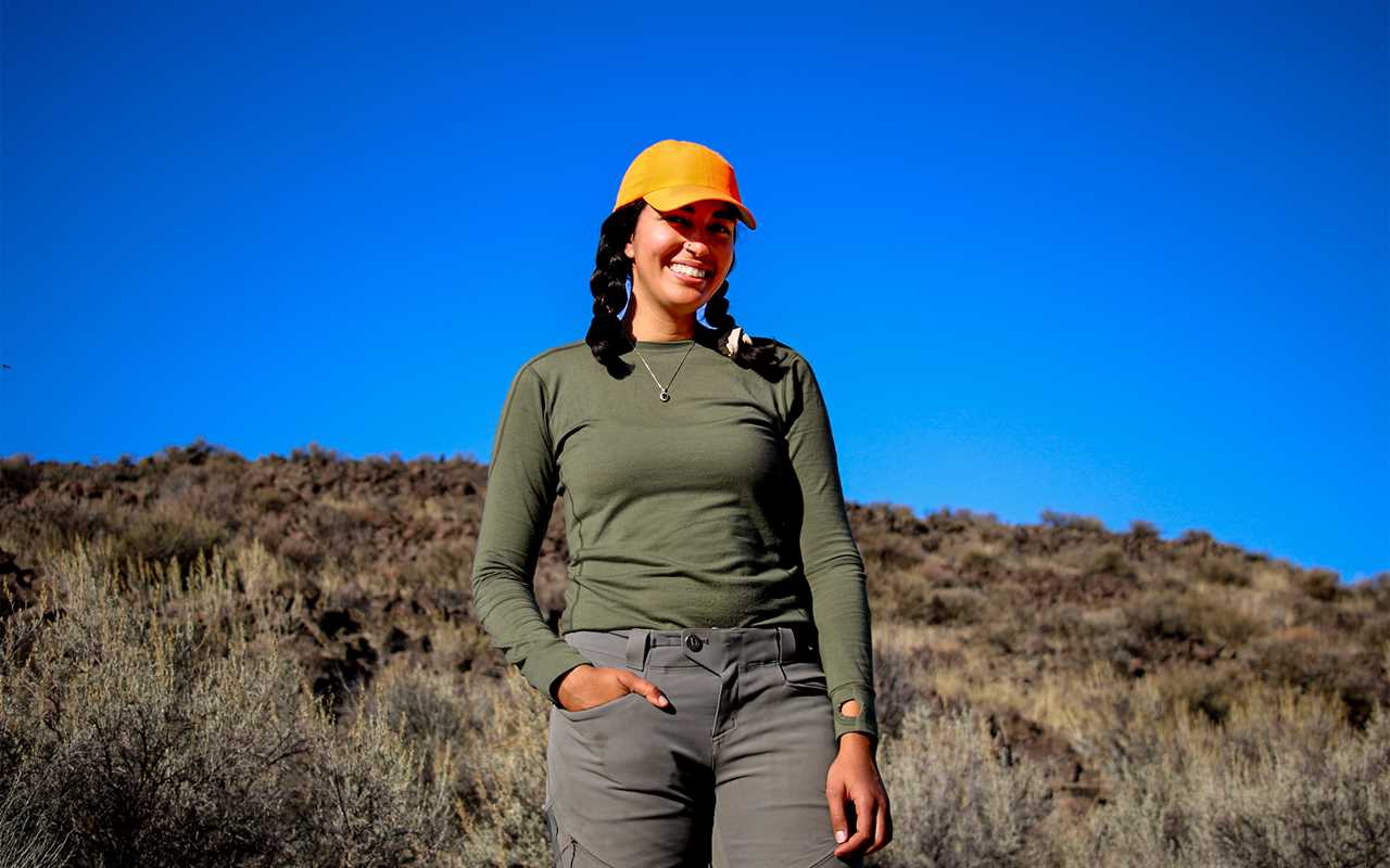 Yasmine Hentati poses for a photograph.