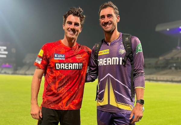 IPL 2024: ‘I am probably a better left arm bowler!’ Mitchell Strac banter with Pat Cummins, video gone viral