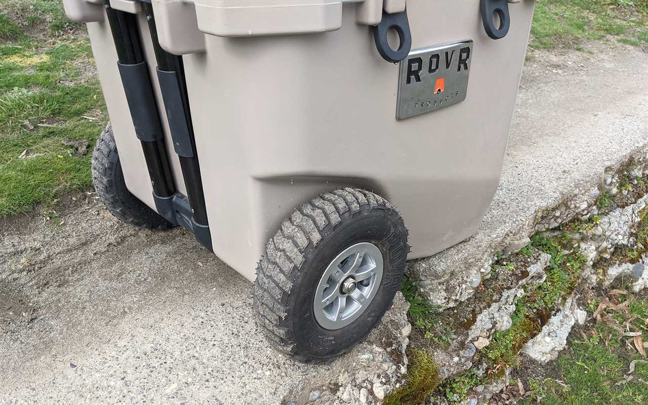 The Rovr RollR has actual wheels.